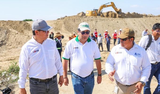 MIDAGRI sigue trabajando para proteger las zonas agrícolas en la región Lambayeque ante la emergencia por lluvias