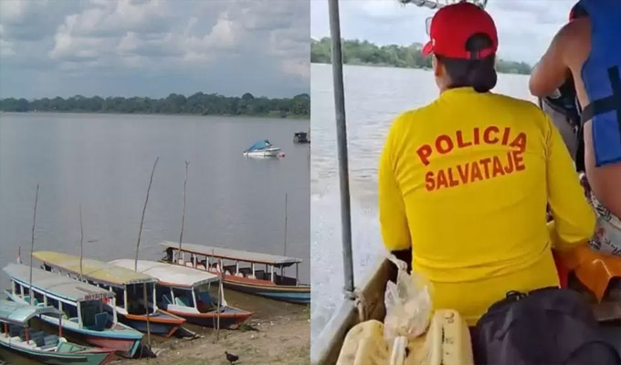 Ucayali: una menor fallecida y otra desaparecida deja vuelco de embarcación por fuertes vientos