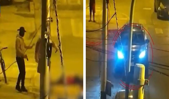 Triple asesinato en el Callao: cámaras de seguridad captan ataque armado y fuga de sicarios