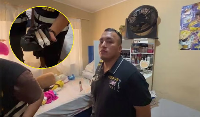 Detienen a presunto integrante de banda de extorsionadores en Carabayllo: tenía artefactos explosivos