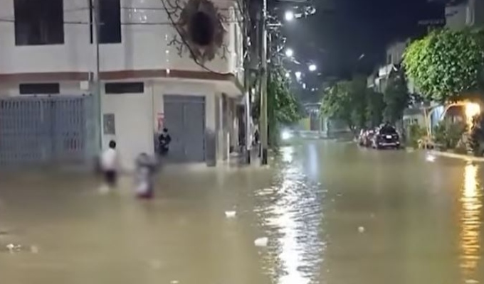 Tumbes en alerta por intensas lluvias: calles inundadas y temor por enfermedades