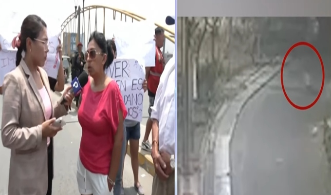 Familiares bloquean puente en El Agustino mientras continúa búsqueda de joven que cayó al río Rímac