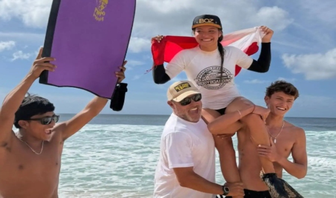 ¡Orgullo peruano! Hannah Saavedra se corona campeona en el Hawaii Pipeline Bodyboarding Championship