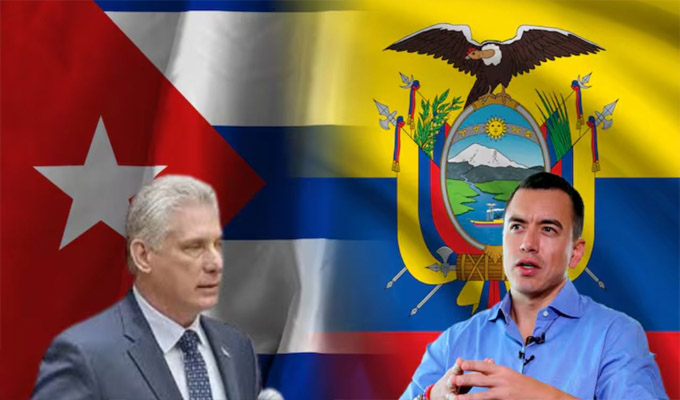 Ecuador expulsa al embajador de Cuba y a todos los funcionarios de la misión diplomática
