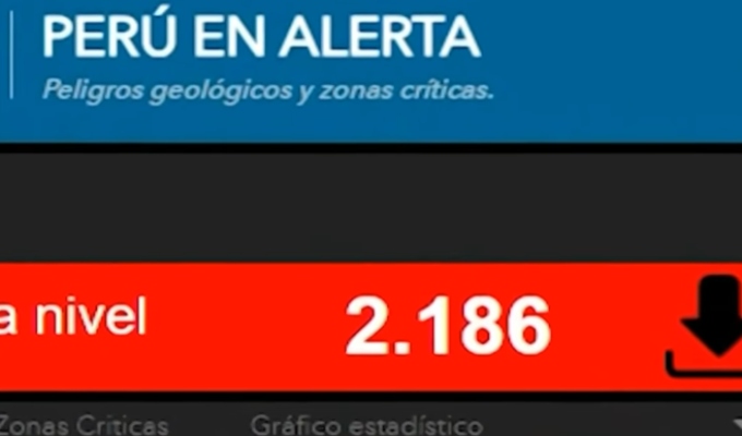 Ingemmet presenta plataforma “Perú en Alerta” para prevenir deslizamientos y huaicos