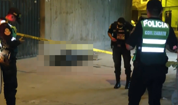 Presuntos sicarios asesinan a un hombre en un pasaje de SJL