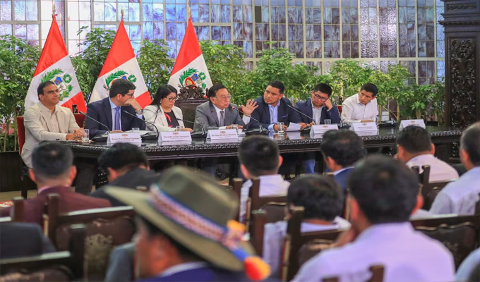 Presidente Balcázar coordinó con autoridades regionales acciones para destrabar obras paralizadas