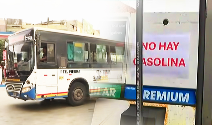 VES: Flota que cubre ruta en Lima Sur ya no sale a trabajar por falta de combustible