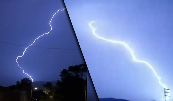 Reportan truenos y rayos en Chosica: Vecinos rezaban ante inusual evento
