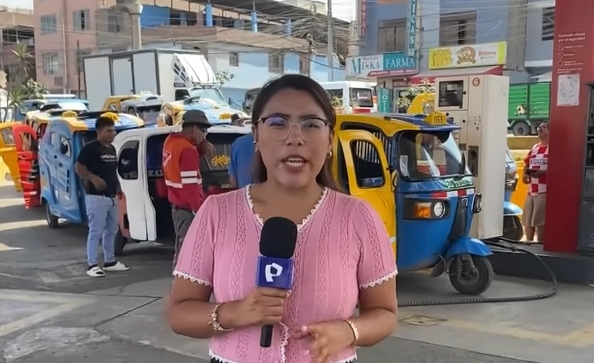San Juan de Miraflores: largas colas para abastecer GLP en paradero Cocharcas