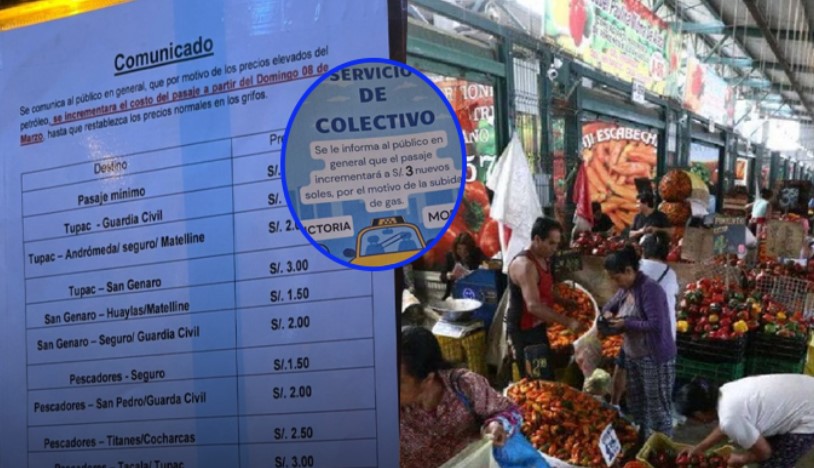 Buses de transporte público incrementan precio de pasaje por escasez de gas y precio de gasolina