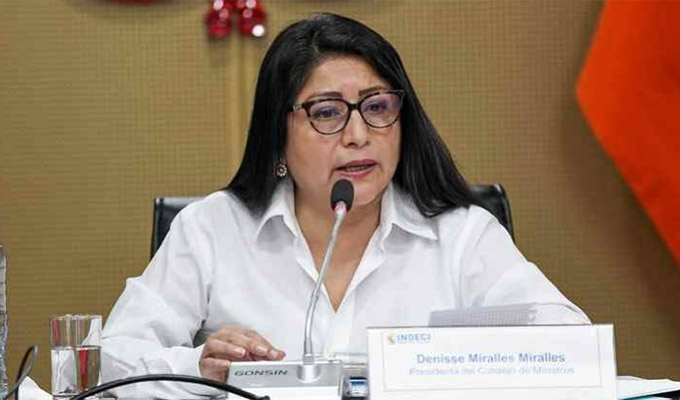 Premier Miralles se reúne con la bancada de Acción Popular para conversar sobre el voto de confianza