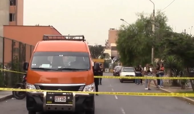 Combi de la empresa “El Mandarino” recibe cuatro disparos en Comas: es el tercer ataque en lo que va del año