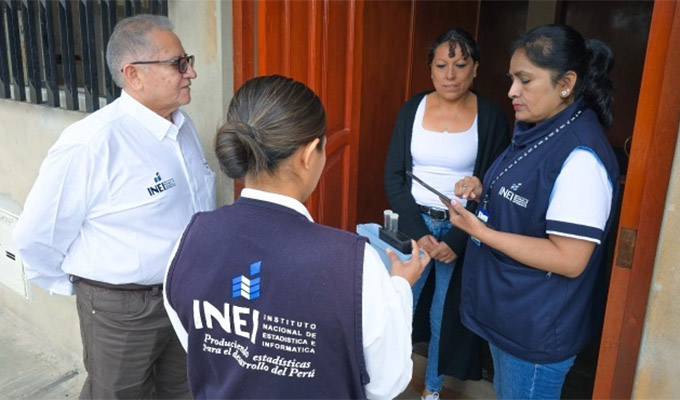Cajamarca: INEI visitará 1554 viviendas en 2026 como parte de la Encuesta Nacional de Hogares