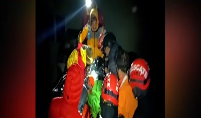 Rescate en Áncash: Salvan a turista estadounidense en la montaña