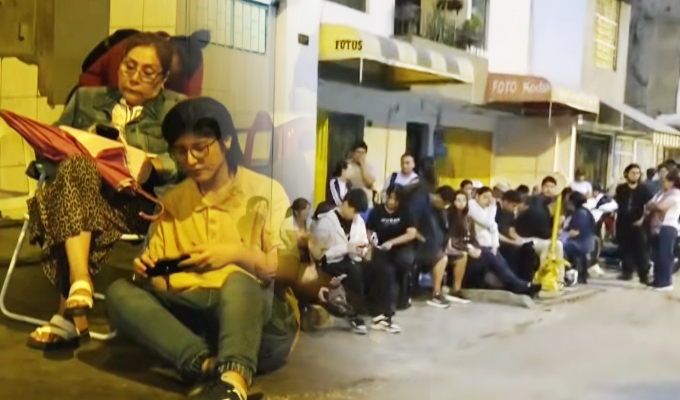 Cientos de personas hacen largas colas desde la madrugada en Reniec de Santa Anita