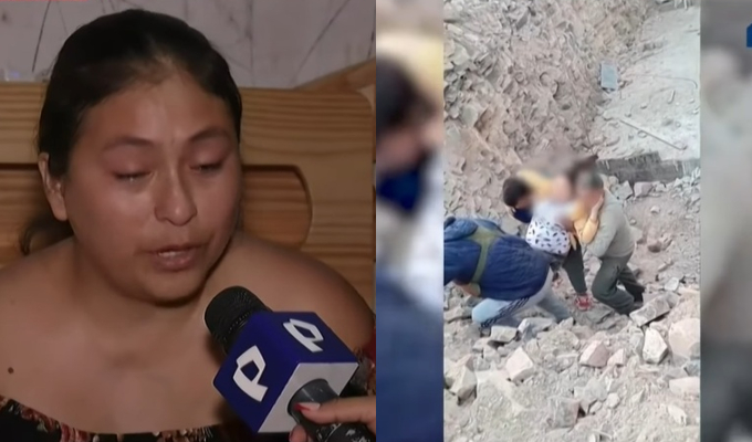 Embarazada que cayó a zanja necesita ayuda: tuvo parto prematuro y bebé nació con clavícula rota