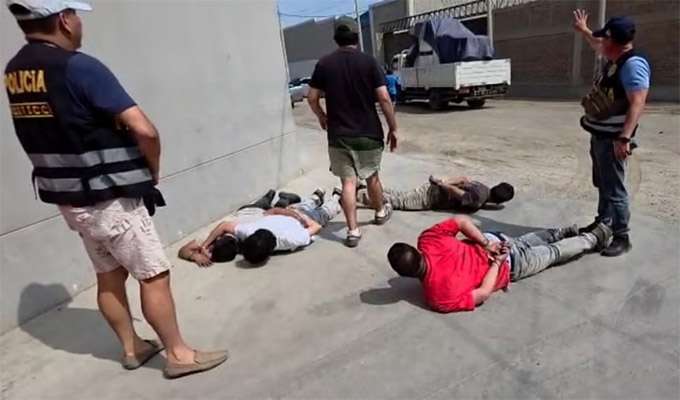 Desarticulan banda criminal 'La Hermandad' en Lurín: robaba a empresas ubicadas en la zona industrial