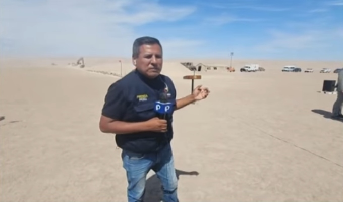 Chile inicia excavación de zanja y proyecta muro cerca de la frontera con Perú