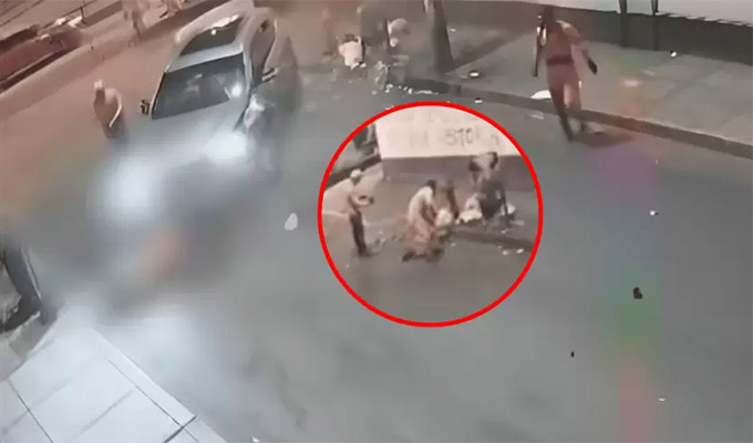 Cercado de Lima: camioneta fuera de control atropelló a tres trabajadores de limpieza