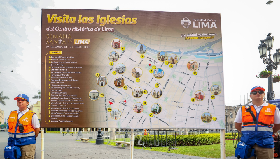 Semana Santa 2026: presentan lista de 21 iglesias habilitadas para visitantes