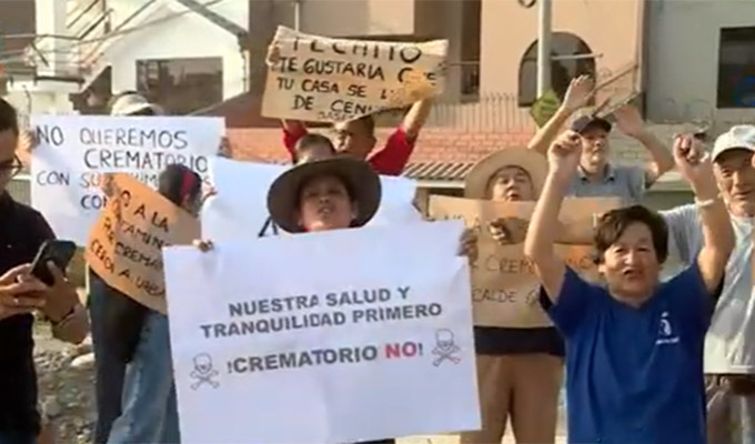 Surco: vecinos de “La Castellana” rechazan crematorio cerca de sus casas