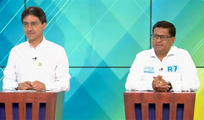 Candidatos al Senado: Jean Paul Benavente y Jorge Solis debaten sobre acciones a tomar de ganar las elecciones