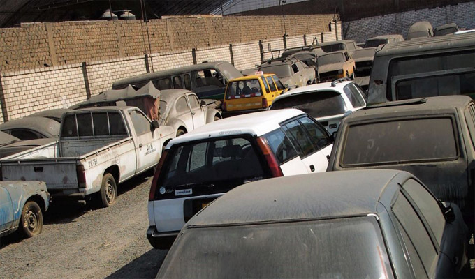 Ranking de vehículos con más multas en depósito de ATU