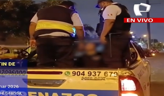 Menor es detenido tras intentar incendiar bus de transporte público en San Martín de Porres