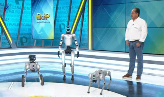 Robots humanoides sorprendieron en carnavales y campañas políticas