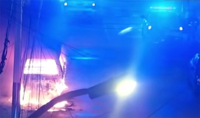 Callao: detienen a joven y un menor por quemar combis