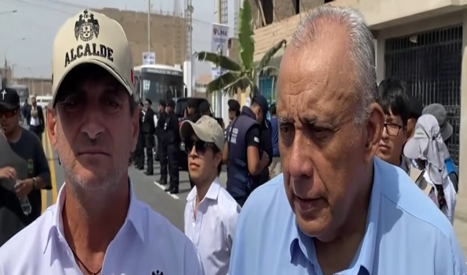 Renzo Reggiardo y Martín Ojeda participaron en inauguración de corredor seguro en SMP