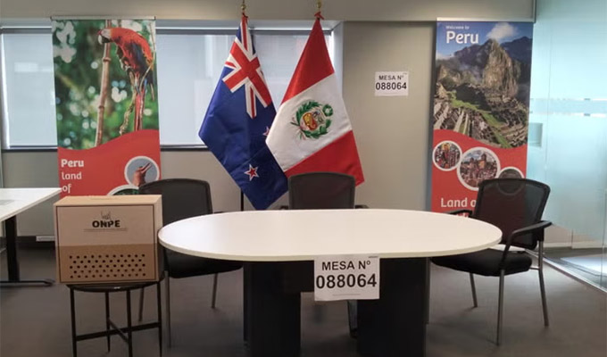 Peruanos en Nueva Zelanda ya empezaron a votar: sufragarán alrededor de 840 compatriotas