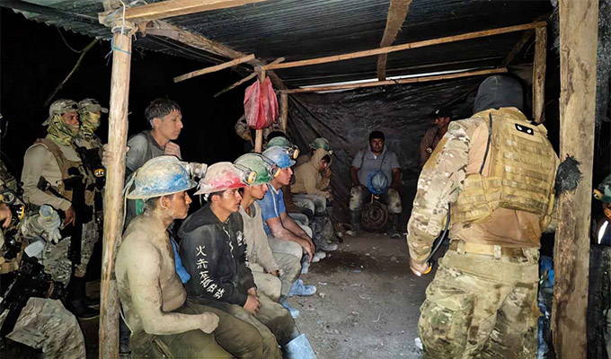 Enfrentamiento armado en Pataz: fuerzas del orden rescatan a mineros secuestrados por grupo criminal