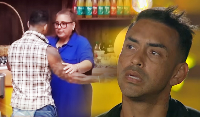 Mónica Torres y Diego Chávarri protagonizan tensa discusión en la cocina de ‘La granja VIP’