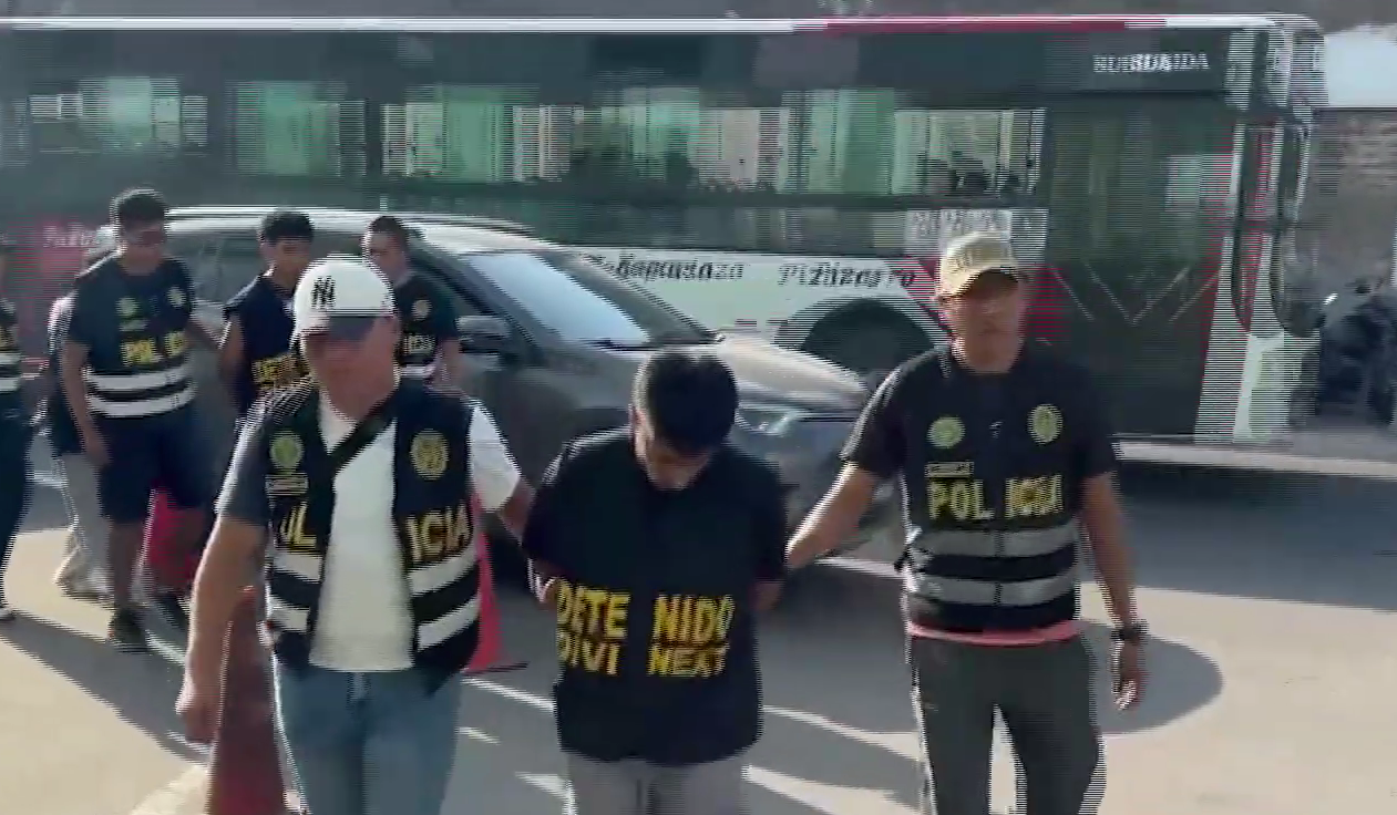 SJL: capturan a tres integrantes de “Los Malditos de Bayóvar”