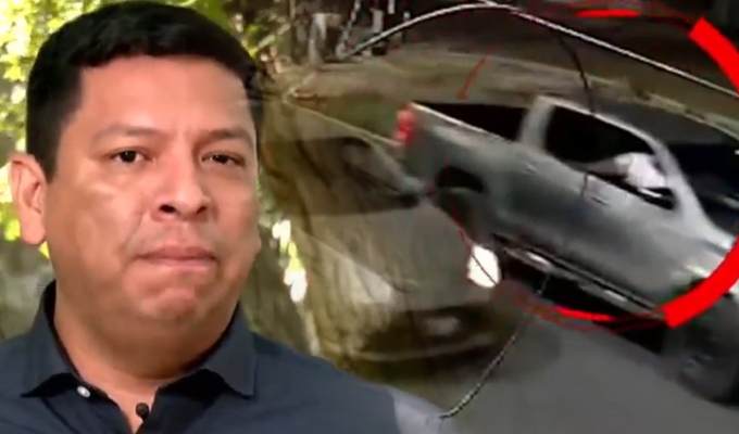 Periodista en la mira de candidato vizcarrista: le pone pistola en cara a corresponsal de Panorama