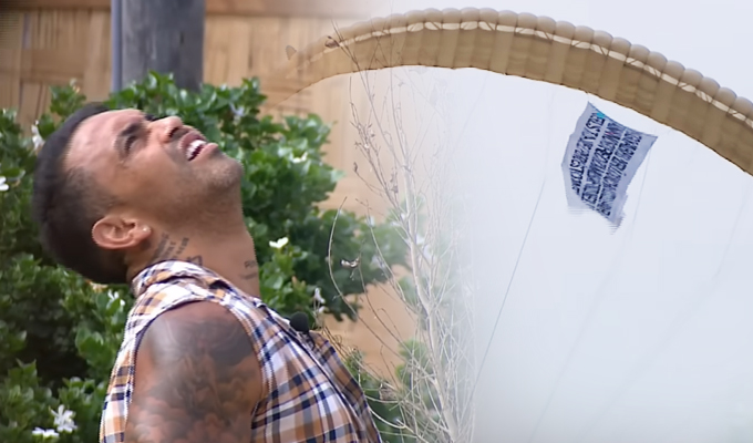 Avioneta sorprende a Diego y Gabriela Herrera con duro mensaje sobre su cercanía en el reality