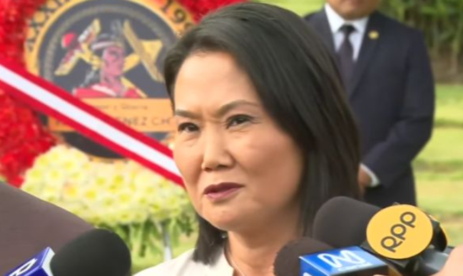Keiko Fujimori rechaza vínculos con nuevo ministro de Defensa