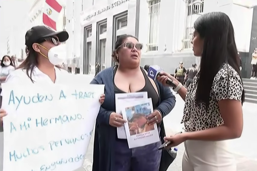 Familiares de peruanos en Rusia exigen respuestas a la Cancillería