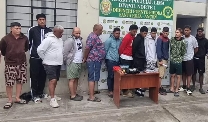 Desbaratan banda ‘Los Temibles de Santa Luisa’ en Los Olivos: capturan a 15 sujetos y 2 menores de edad