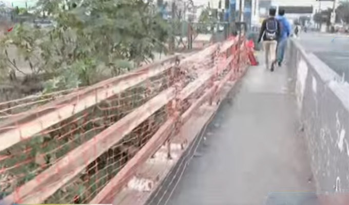 Vecinos alarmados: puente en mal estado pone en riesgo a peatones del Callao