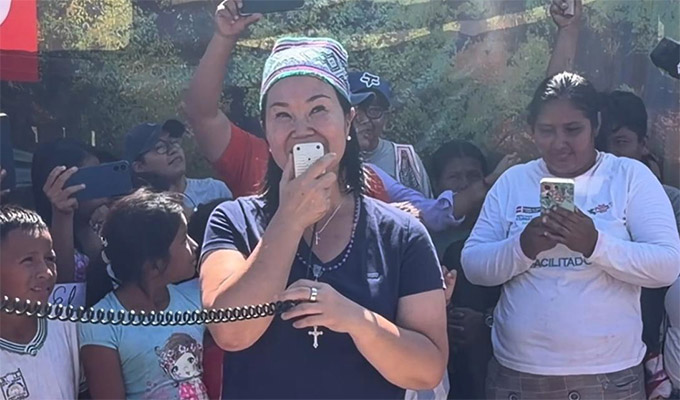 Keiko Fujimori desde Ucayali: “Si llego ser presidenta del Perú, será solo por 5 años”
