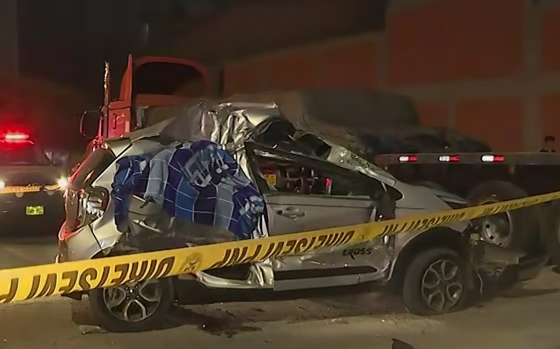 SJM: un muerto tras choque de auto contra tráiler