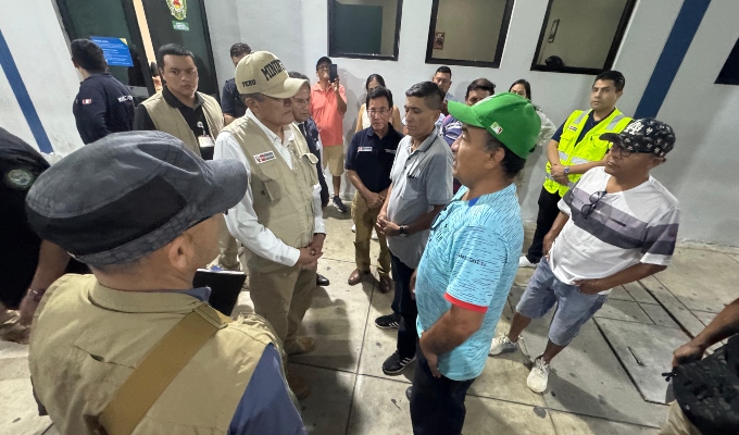 ¡Refuerzan la frontera! Ministro del Interior inspecciona Cebaf Tumbes