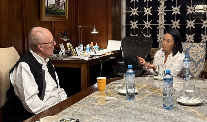 Kuczynski  se reunió con Keiko Fujimori: Conversamos sobre el presente y el futuro del Perú