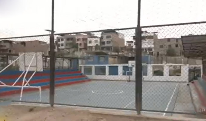 San Juan de Miraflores: un herido deja balacera en una losa deportiva