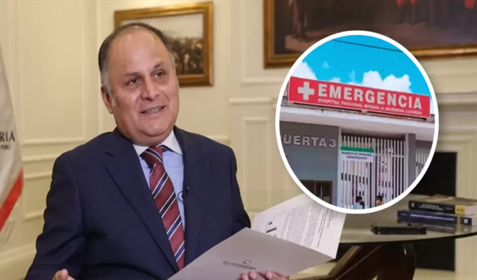 Ayacucho: Contralor César Aguilar fue hospitalizado de emergencia tras sufrir un desmayo