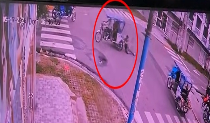 ¡Brutal robo en Iquitos! Arrastran a jóven por dos cuadras para quitarle el celular