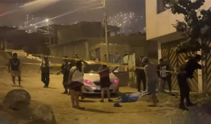 Huaycán: joven conductor es asesinado de ocho balazos dentro de su vehículo